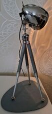Tripod Lampe Vintage Design Tischleuchte Unikat   Kunsthandwerk Steampunk Design