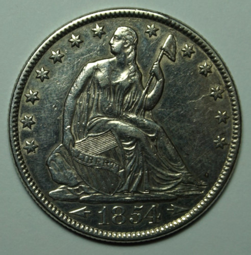 Seated liberty half - liberty, dollar