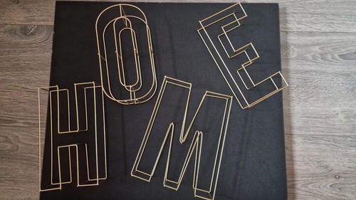 Home metallbuchstaben - home,