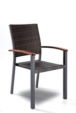 Stapelstuhl "Genua" - Braun SE