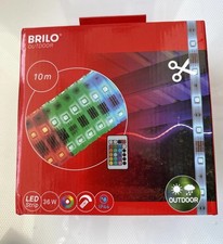 Briloner LED Band LED Stripe Außen Dimmbar 10 Meter RGB IP44 36W Ohne Netzteile!