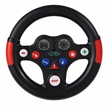 BIG Outdoor Spielzeug Lenkrad Bobby Car Racing Sound Wheel schwarz 800056487