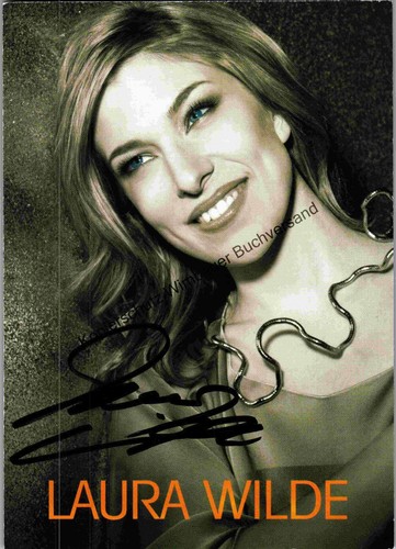 Original autogramm laura wilde - original,