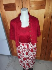 SPORTALM KITZBÜHEL Mädchen Kleid Gr. 140 11-13j. Trachtenkleid Leinen