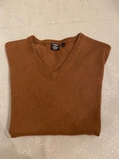 Yorn  2fädiger extrafeiner 100% Kaschmir Pullover, Braun Gr. 52