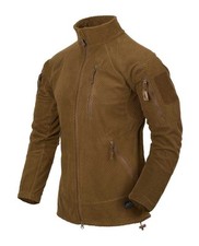 Helikon-Tex ALPHA Tactical Jacket - Grid Fleece - Midlayer Coyote Braun