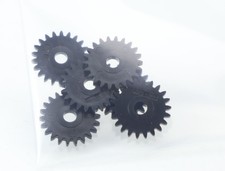 E1641 Fleischmann H0 564125 Ersatzteil 6x Zahnrad Z=22 M0,5 - schwarz