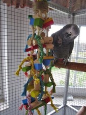 Papageienspielzeug: BIRDY PARTY FUN, aus Buchenholz u. Kork, Angebot, 72 Teile