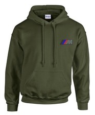 M Power BMW Auto bestickte Hoodie Kapuzenpullover Premium-Qualität-7061-Grün