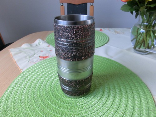 Blumenvase aus edelstahl - blumenvase,