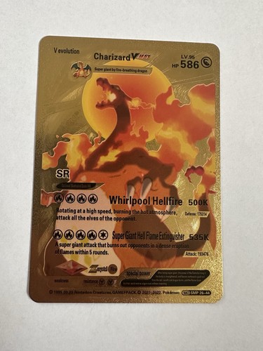 Charizard vmax goldene - charizard,