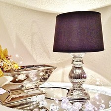 Steffi 47 cm Tischlampe Silber