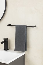 HEWI Badetuchhalter 800 mm schwarz | NEU