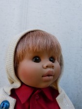 Künstler Puppe ULLI mit Ranzen, Müller-Wichtel; Schildkröt, neu, OVP, Zertifikat