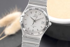 Omega Constellation Date Edelstahl Quarz Herrenuhr Ref. 1512.30.00 