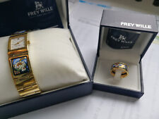 Frey Wille, Uhr und Ring "Hommage an Claude Monat" Seerosen