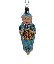 Antiker Seemann aus mundgeblasenem Glas, ca. 1930/40 (# 14612)