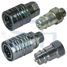 Hydraulik Steckkupplung Stecker Muffe Männlich Weiblich BG3 Zoll zöllige Größen
