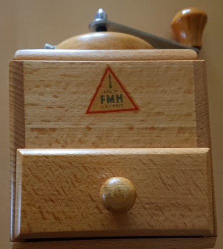 Alte fmh kaffeemühle holz - alte,