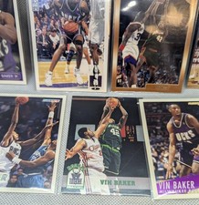 6x Vin Baker Cards (inc Rookie