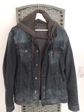 Jeansjacke Mit Kapuze Herren
