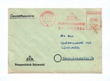 Geschäftspapieren 1953 EKM Pumpenfabrik Salzwedel