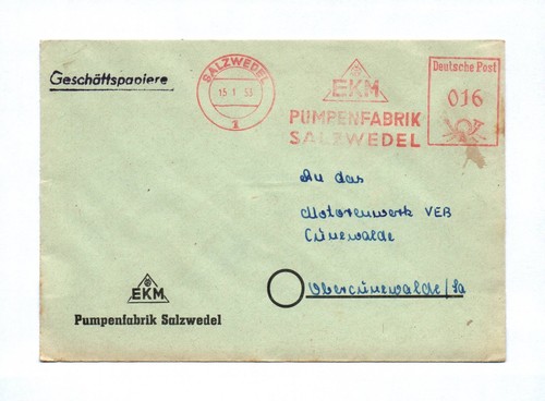 Geschäftspapieren 1953 ekm - geschäftspapieren,