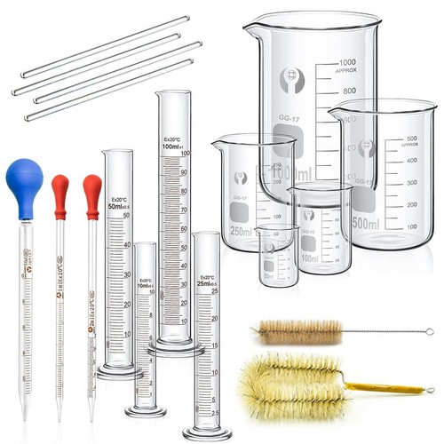 Becherglas set stück mit - set,