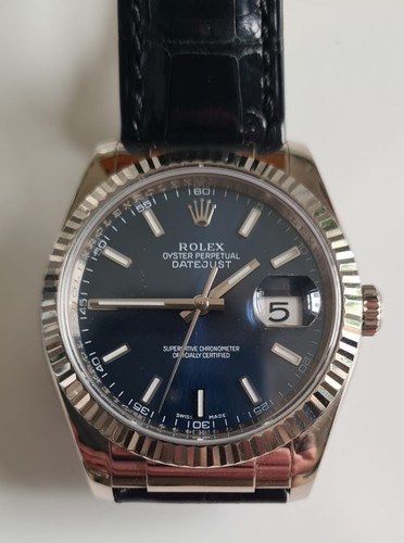 Rolex datejust 18k weissgold - datejust,
