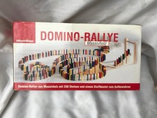 Domino-Rallye 250 Steine Massivholz IdeenShop Gebraucht 