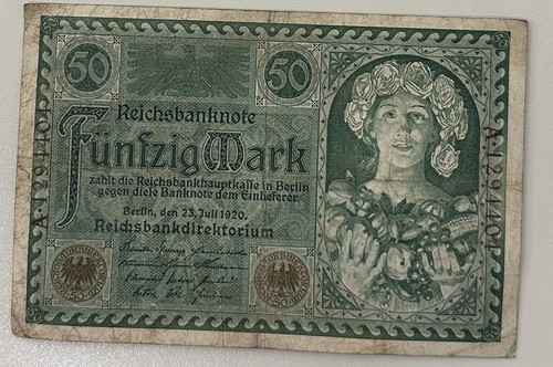 Mark reichsbanknote 23 - reichsbanknote ,