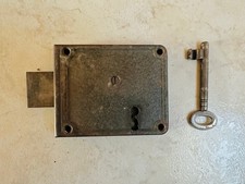 Vintage Aufschraubschloss Schloss Kastenschloss Keller Hütte