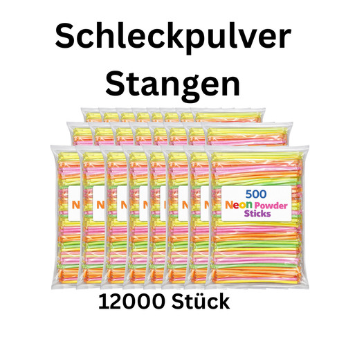12000x schleckpulver stangen - schleckpulver,