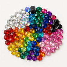 ? DMC Hotfix Glas Strasssteine SS10 ≈ 3mm • Premium AAA • Farbe & Menge wählbar