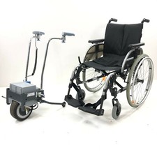 Alber Viamobil V15 Elektrische Schiebehilfe + Faltrollstuhl Sitzbreite wählbar