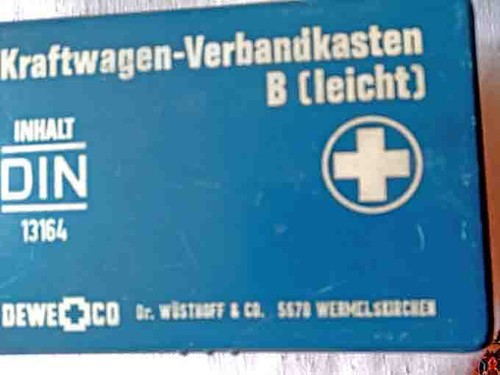 Kraftwagen verbandkasten 1960 - kraftwagen-verbandkasten,