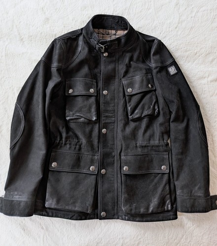 Belstaff lederjacke biker - belstaff,