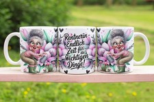 Tasse „Rentnerin – Endlich