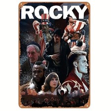 Blechschild Rocky Balboa Boxen