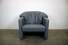 Rolf Benz BMP Sessel Blaugrau