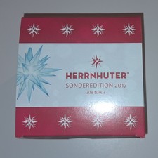 Original Herrnhuter Stern, Sonderedition 2017 A1e 13cm Türkis OVP