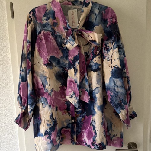 Bluse mit schleife 48 neu - bluse,