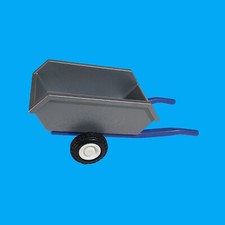 Playmobil Reiterhof - Handwagen Heuwagen Mistkarre - grau / blau