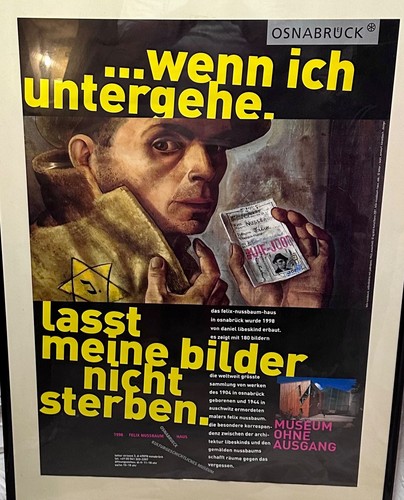 Felix nussbaum plakat poster - nussbaum,