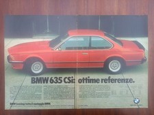 BMW 635 CSi, Coupe, rot, Werbung advert pubblicità Reklame, 1979
