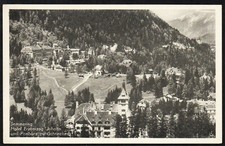 Semmering Hotel Erzherzog Johann und Panhans mit Schneeberg
