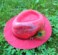Unisex gefilzte fedora mütze - unisex,