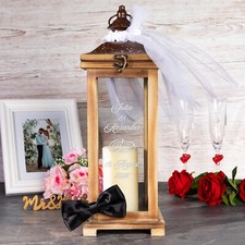 personalisierte Landhaus Laterne- persönliches Hochzeitsgeschenk-