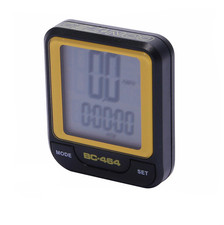 CONTEC Fahrradcomputer CBC-464 neon yellow / schwarz, 8 Funktionen Kabelgebunden