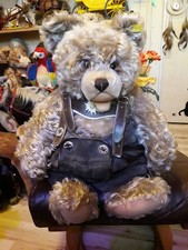 steiff zotty 50 cm gut erhalten mit knopf und restfahne